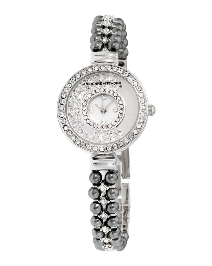 27mm Moving Crystal Watch W/ Pearly
