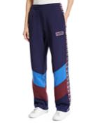 Colorblocked Side-tape Track Pants