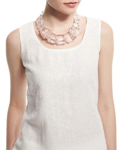 Clear Link Bead Necklace