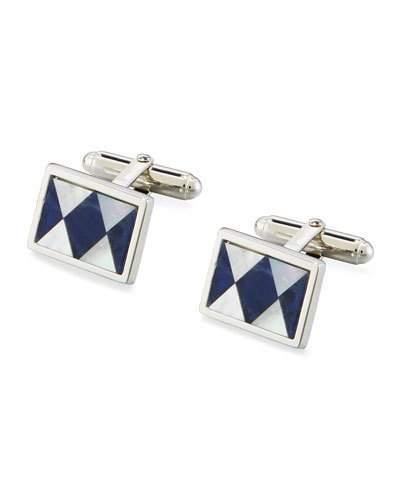 Sodalite & Mother-of-pearl Argyle Cuff