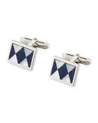 Sodalite & Mother-of-pearl Argyle Cuff