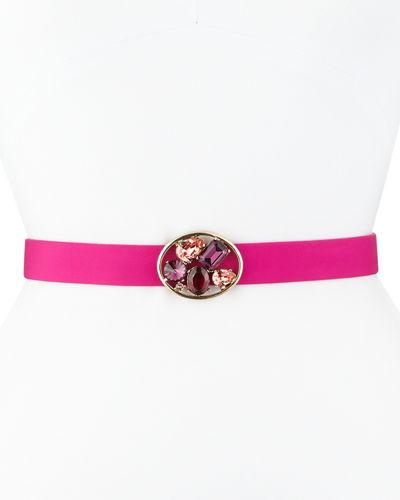 Silk Rhinestone Belt