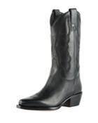 Leather Western Boots