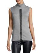 Sleeveless Turtleneck