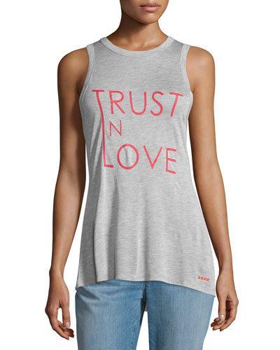 Trust N Luv Tank, Heather