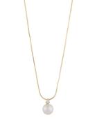 14k Akoya Pearl & Diamond Pendant Necklace,