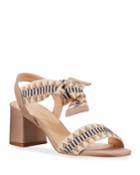 Aura Embroidered Block-heel