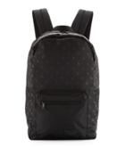 Logo-jacquard Backpack, True Black