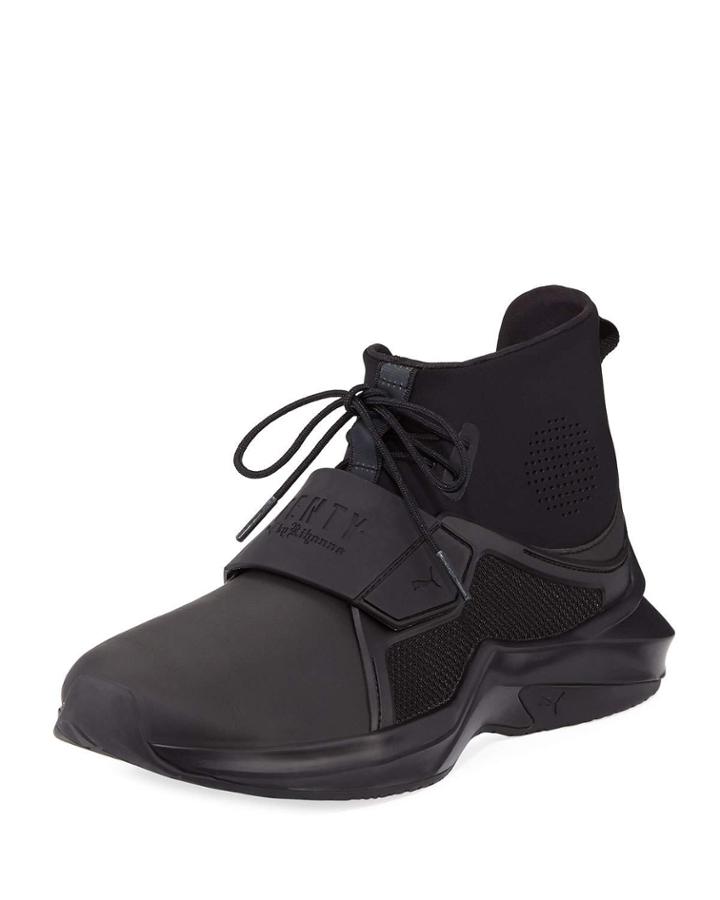 The Trainer Hi Sneakers, Black