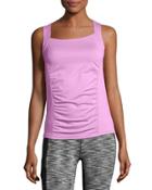Alecia Cross-back Performance Tank, Purple