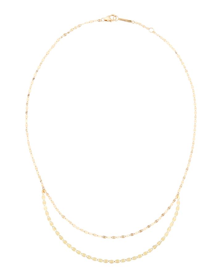 14k Gold Blake Nude Duo Necklace