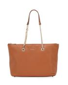 Julia Tote Bag With Chain Handles, New Cuoio