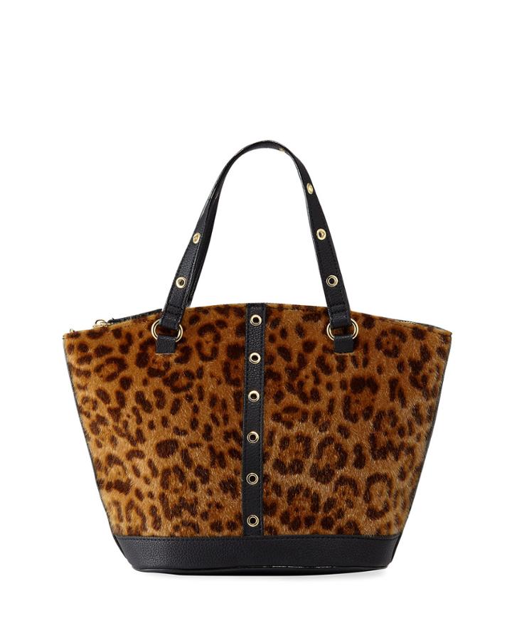 Rivet Faux Suede