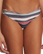 Santa Barbara Striped Swim Bottom, Sally Dark