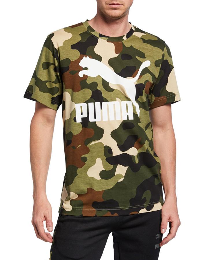 Short-sleeve Camo-print T-shirt