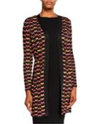 Long Tie-waist Cardigan