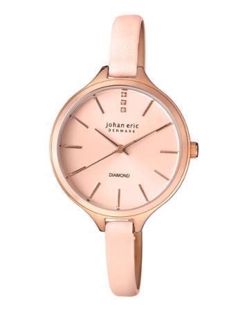 Herlev Slim Quartz Diamond Pink Leather