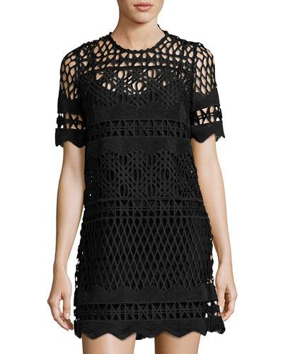 A-line Crochet-overlay