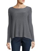 Ribbed-trim Pullover