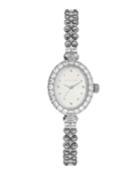 30mm Crystal Oval Watch W/ Pearly