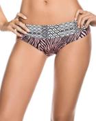 Fierce Swim Bottom, Black/white