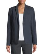 Wendy Patch-pocket Jacket W/ Embroidered Back