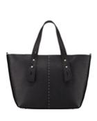 Whipstitch Leather Tote Bag