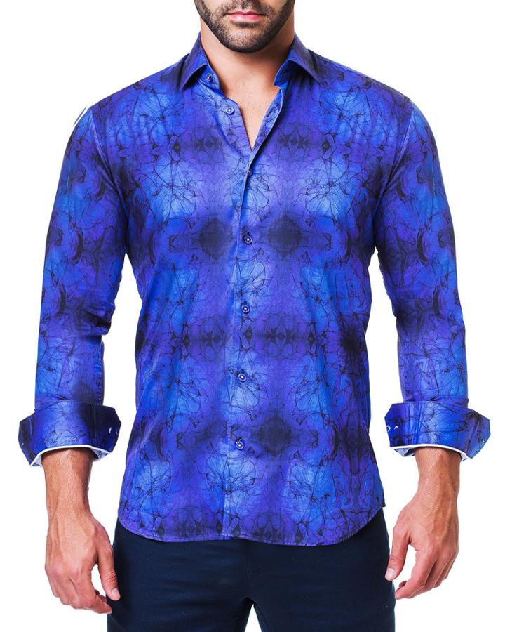 Men's Fibonacci Idol Navy Shaped-fit