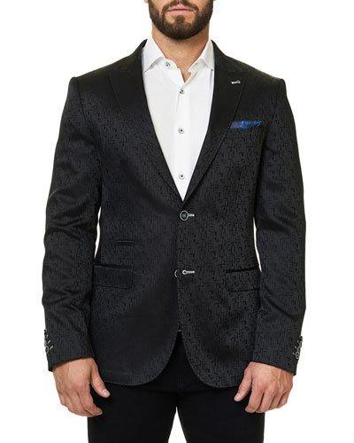 Elegance Jacquard Blazer Jacket