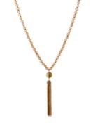 Long Y-drop Tassel Necklace,