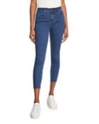 Hallie Polka-dot High-rise Jeans