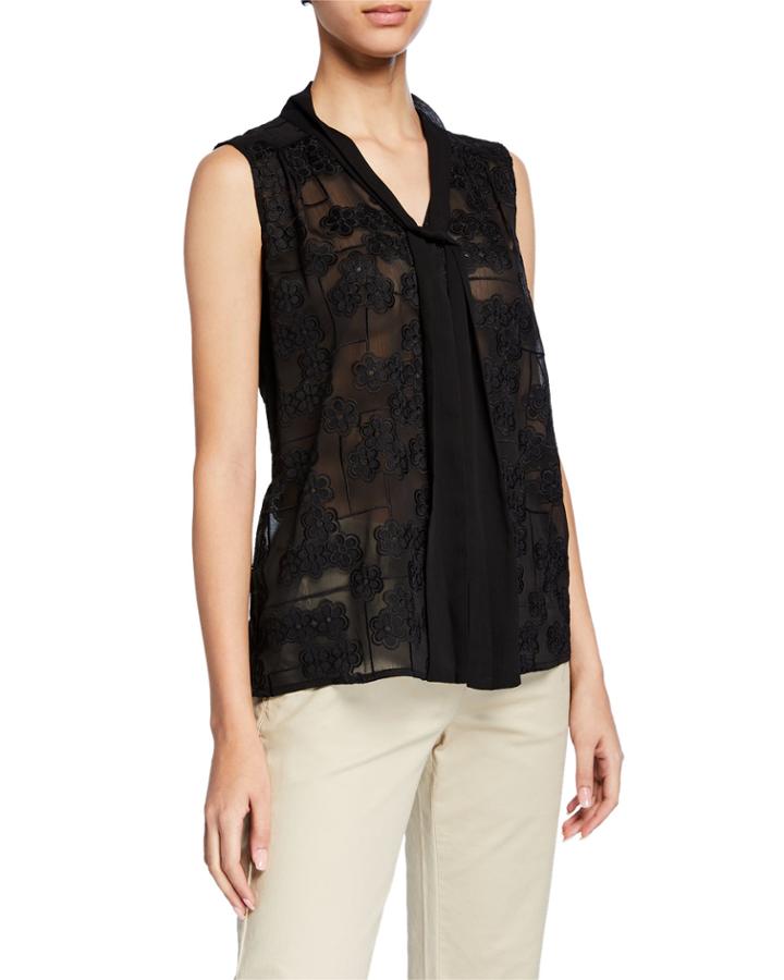 Tie-neck Blouse
