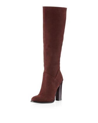 Boutique 9 Feliece Tall Suede Boot, Brown