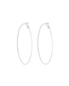Thin Wire Hoop Earrings,
