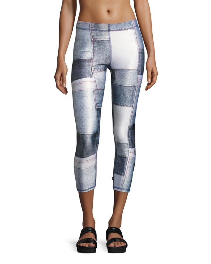 Denim Sequin Patches Performance