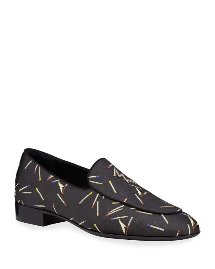 Match-printed Leather Smoking