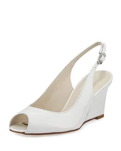 Decoslinky Patent Slingback Wedge