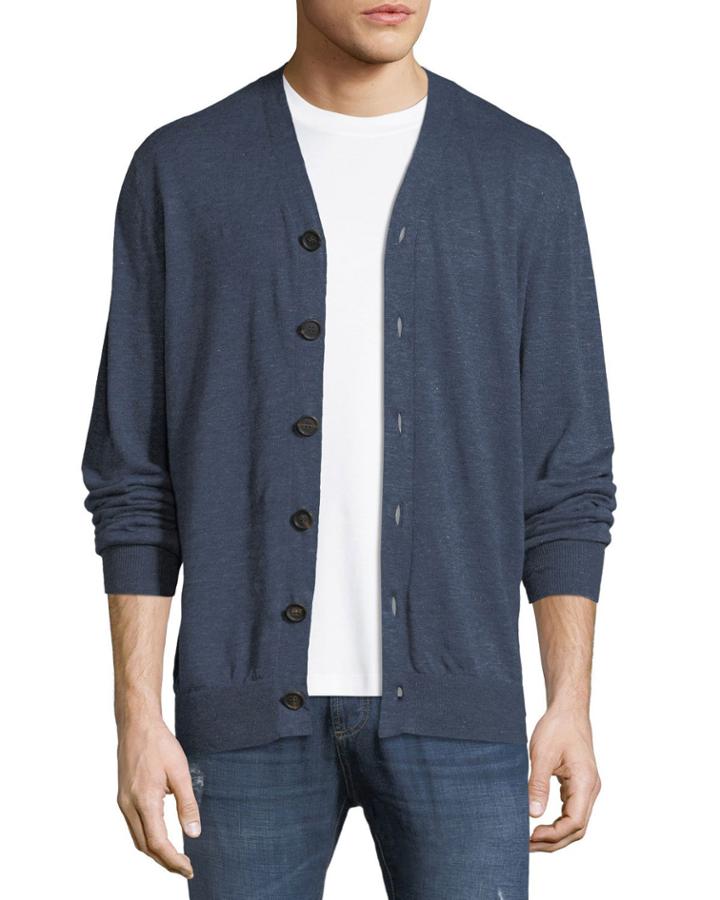 Men's Button-front Cardigan