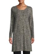 Gritis Long-sleeve Printed Tunic