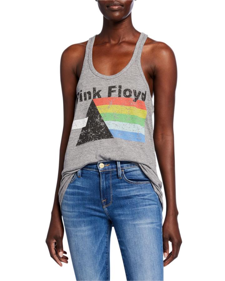 Pink Floyd Rainbow Graphic Racerback Tank