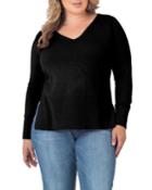 Plus Size Cashmere Split-side