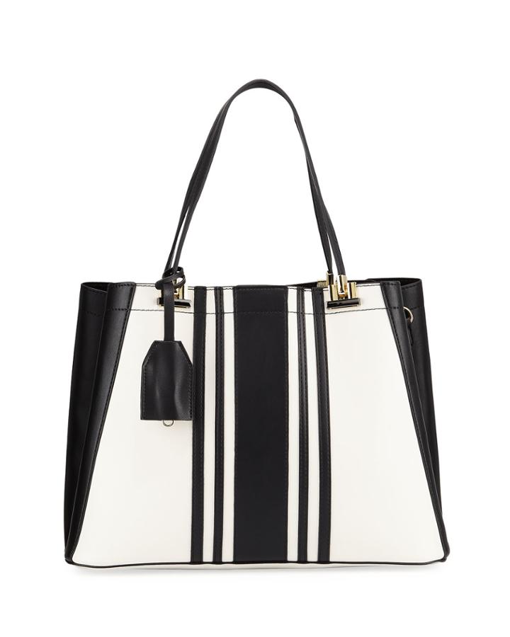 Roni Faux-leather Colorblock