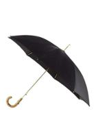 Ornamental Engraved-handle Umbrella, Black/gold