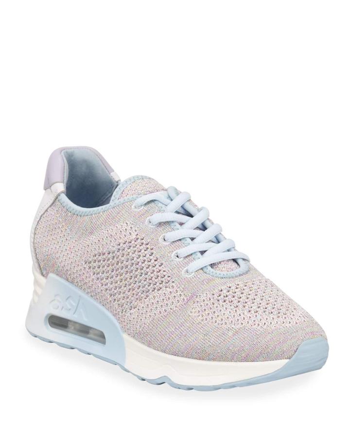 Lucky Shimmery Knit Wedge