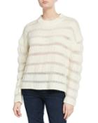 Plaited Striped Long-sleeve