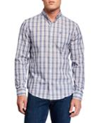 Men's Plaid Woven Long-sleeve