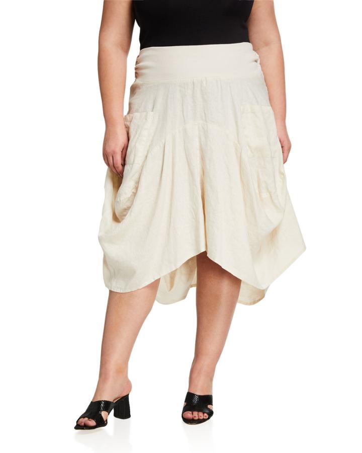 Plus Size Linen Bubble