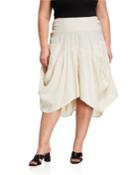 Plus Size Linen Bubble