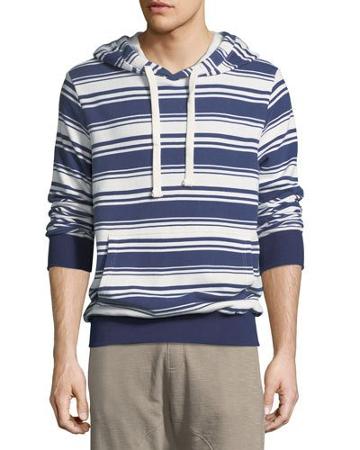 Jappy Striped Fleece Hoodie