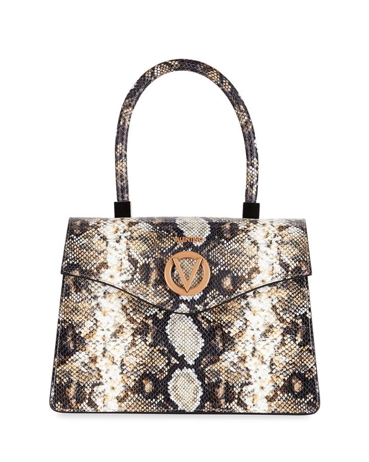Melanie Python-print Leather